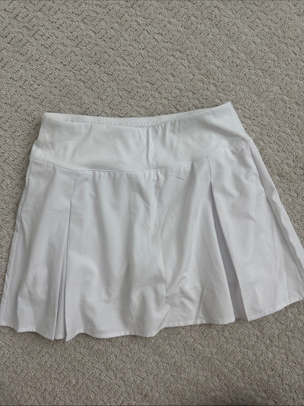 White Pleated Tennis or pickleball Skirt Preppy Classic